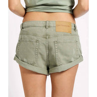 ONE TEASPOON Bandit Low Rise Short in super khaki - women's shorts - alternate view