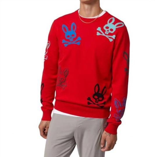 Psycho Bunny - MEN'S LACOMB ALL OVER BUNNY SWEATER