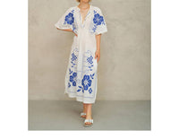 M.A.B.E. - Laney Embroidered Dress