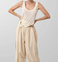 Line And Dot - Alvynne Drape Tissue Tank Top