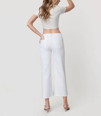 VERVET BY FLYING MONKEY Olivia Jeans in white - women's pants - alternate view