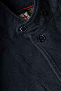 Relwen Men's Moleskin Trap Blazer in dark navy canvas - men's jacket - view 4
