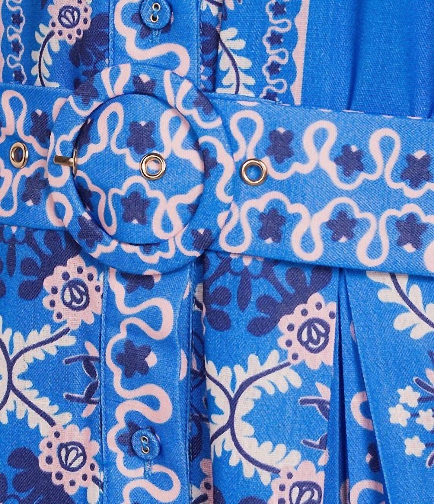 Ciebon - Leena Printed Halter Midi Dress