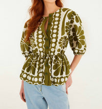 Farm Rio - Palermo Drawstring Blouse