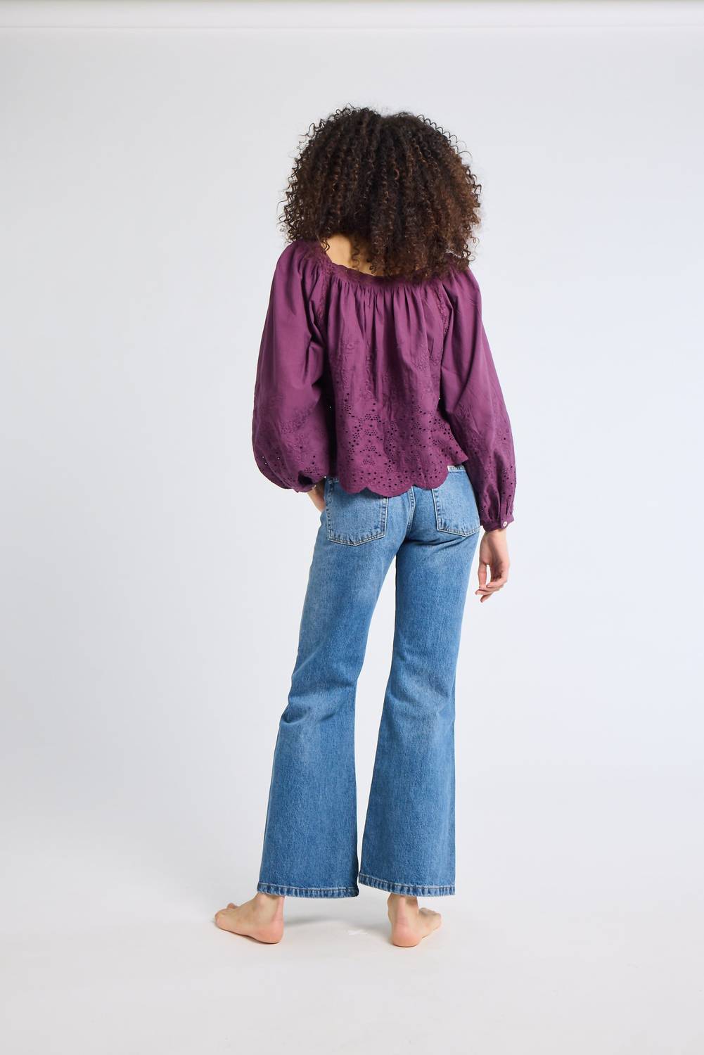 Mille - Maureen Billowy Sleeves Top