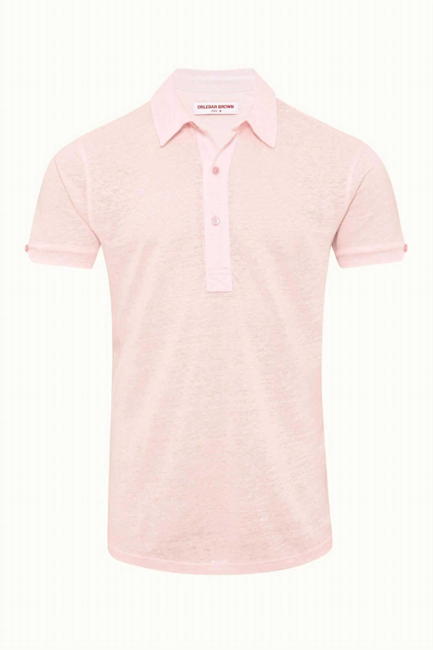 Orlebar Brown - Sebastian Linen Polo Shirt - Plus
