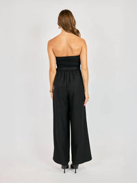 Sadie & Sage Royale Tube Jumpsuit in black - women's pants - alternate view