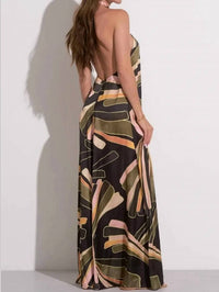 Elan - Tulum Halter Backless Maxi Dress