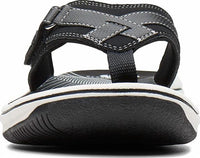 Clarks Women's Breeze Sea Slipper in black synthetic - women's shoe - view 4