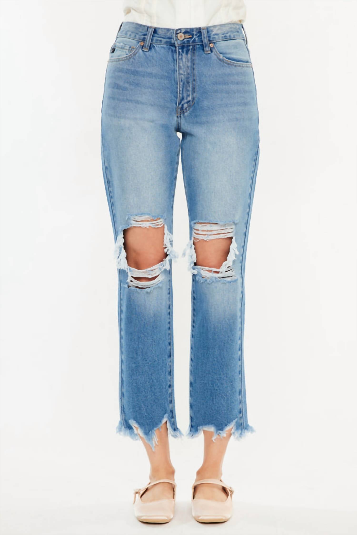 Kancan - Regina High Rise Mom Jeans
