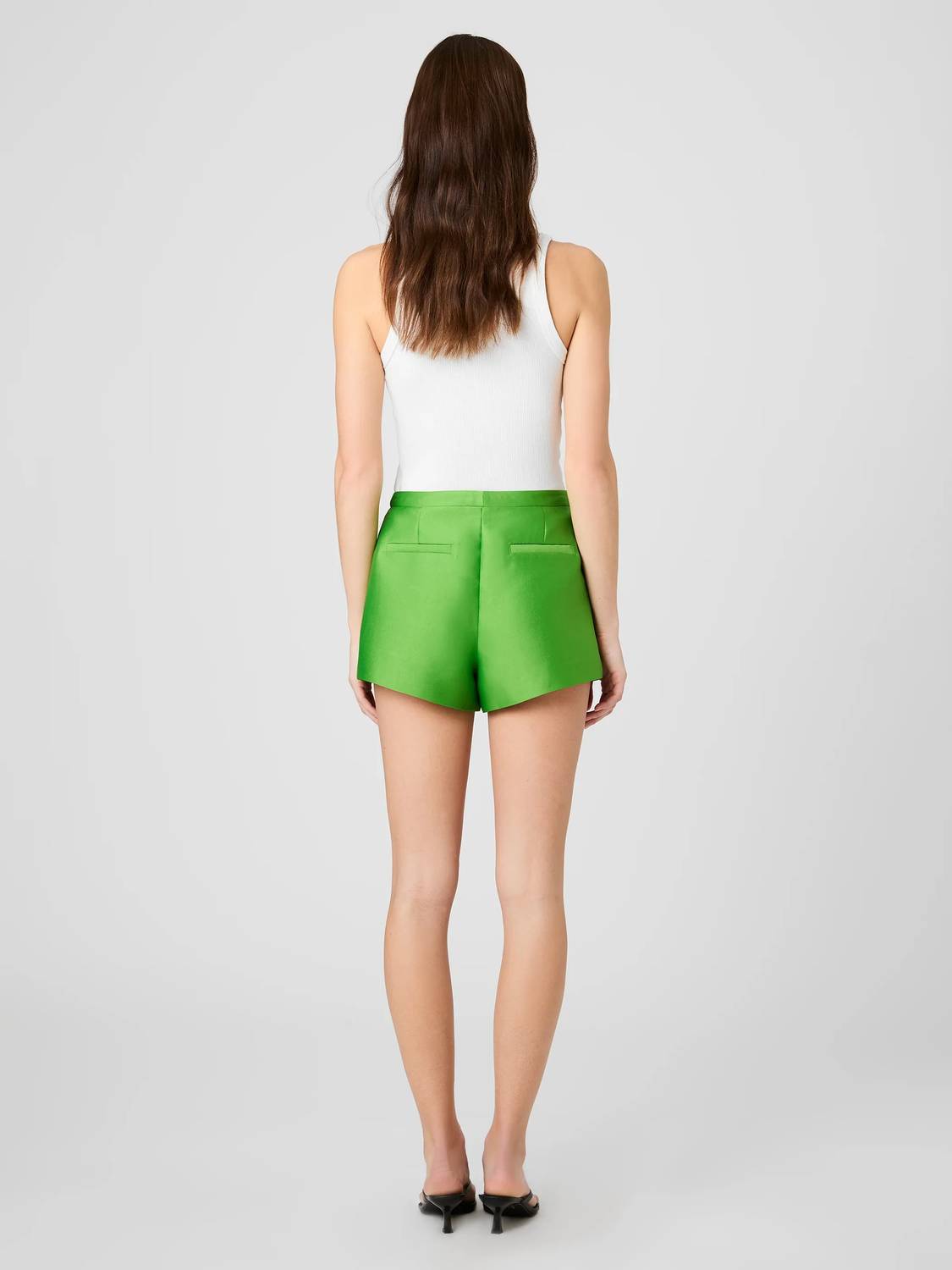 French Connection - Structured Taffeta Relaxed Fit Shorts