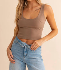 Le Lis - Mousse u neck top