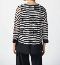 Joseph Ribkoff - LASER CUT TOP