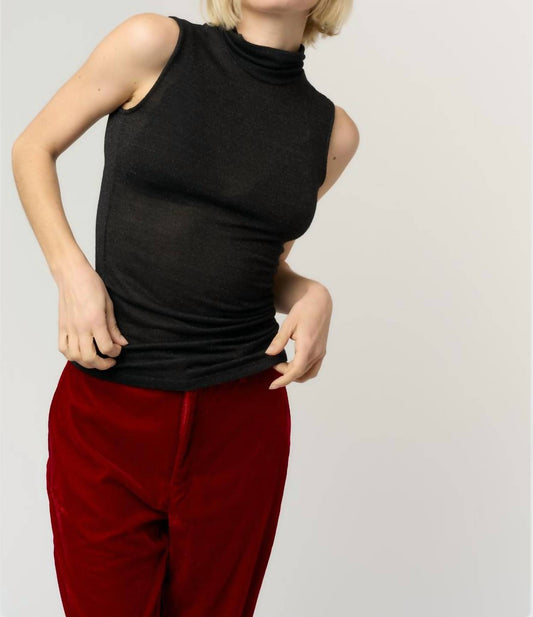 Project Social T - Domino Mock Neck Tank