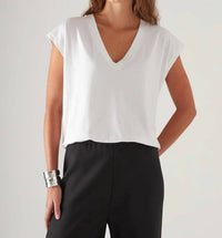 Patrick Assaraf - Iconic V Neck Dolman Tee