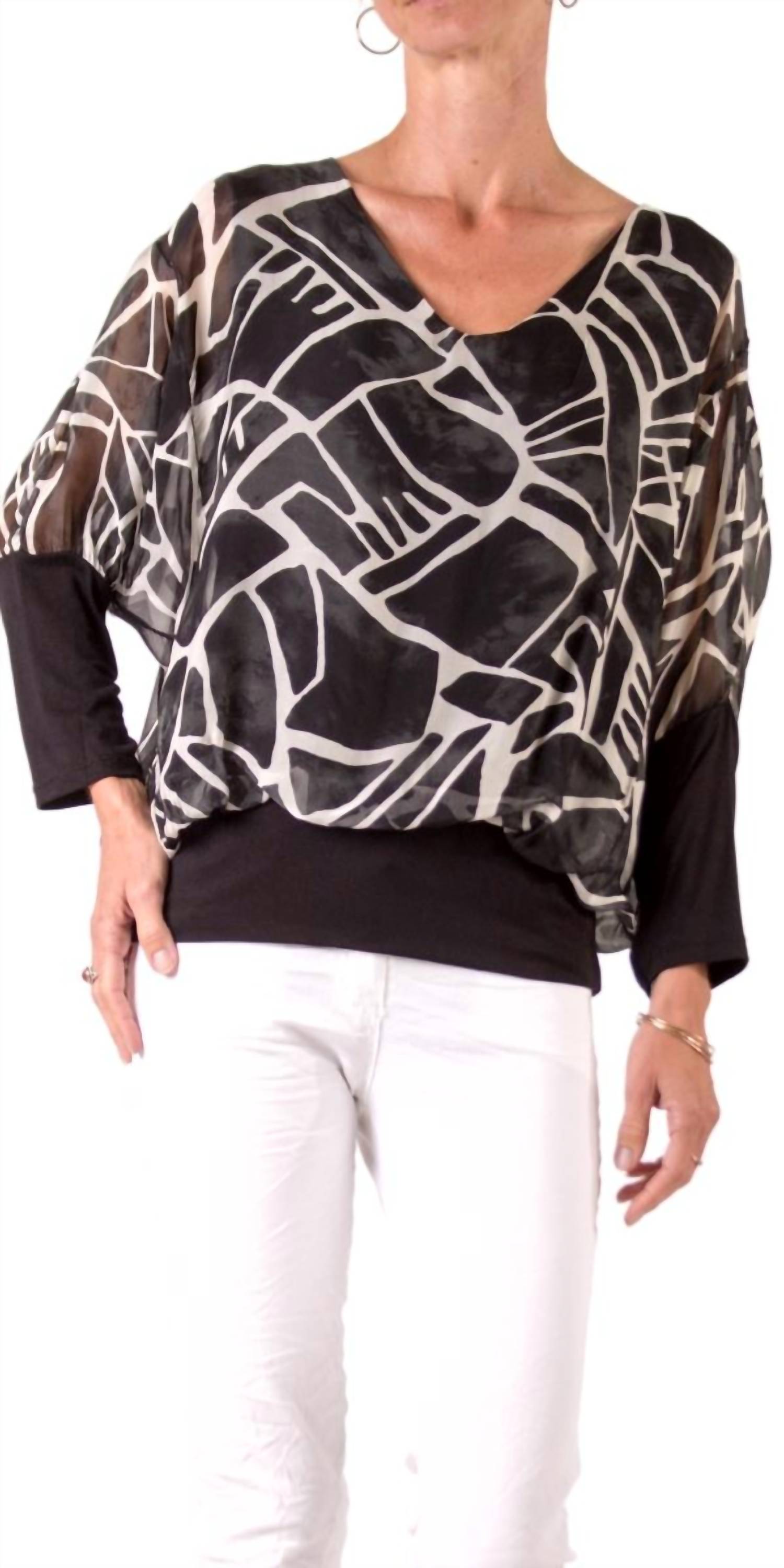 Gigi Moda - Cavoli Astratta Blouse