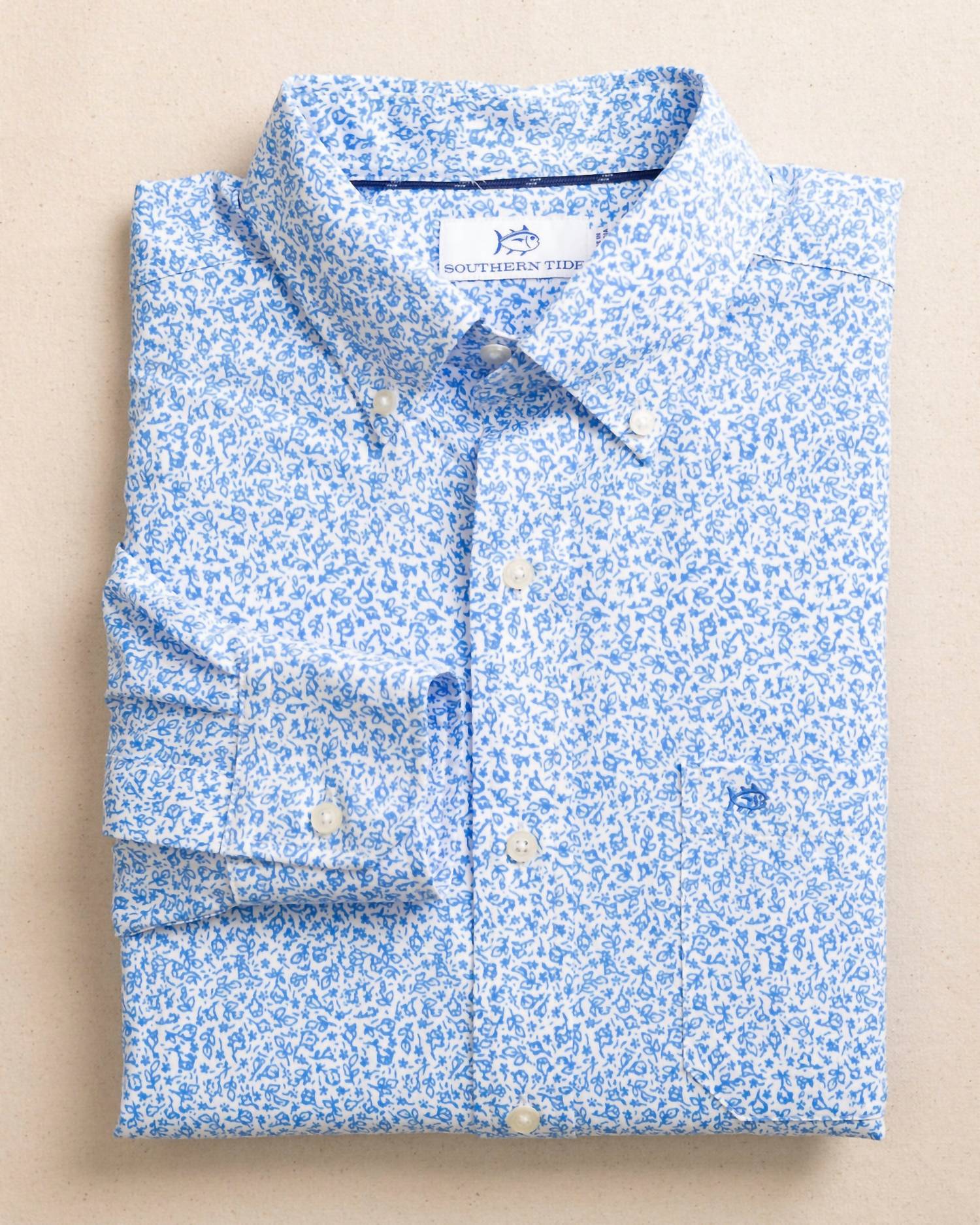 Southern Tide - Men's Flower Frenzy Sportshirt