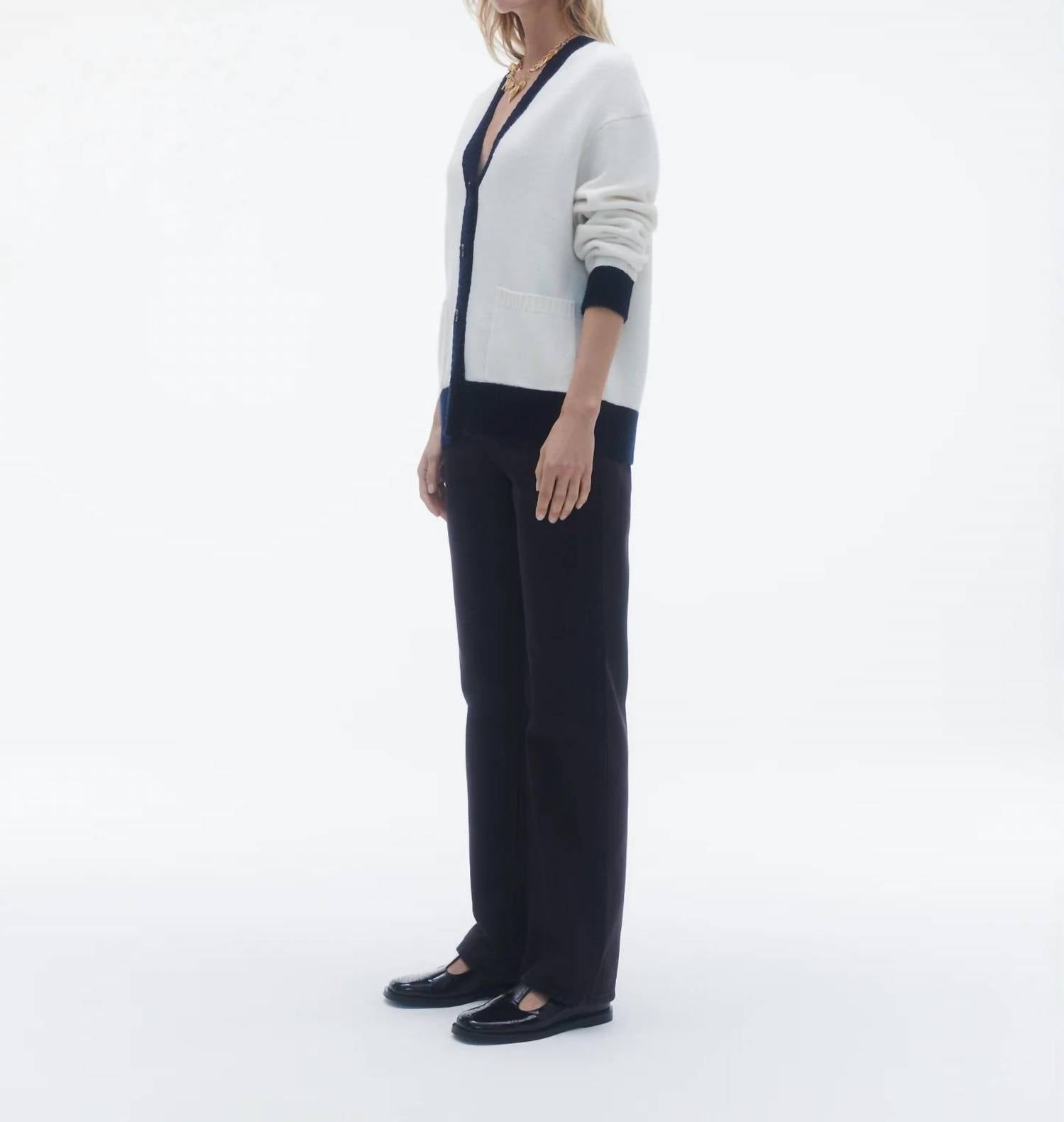 Guest In Residence - The Cardigan Colorblock Sweater