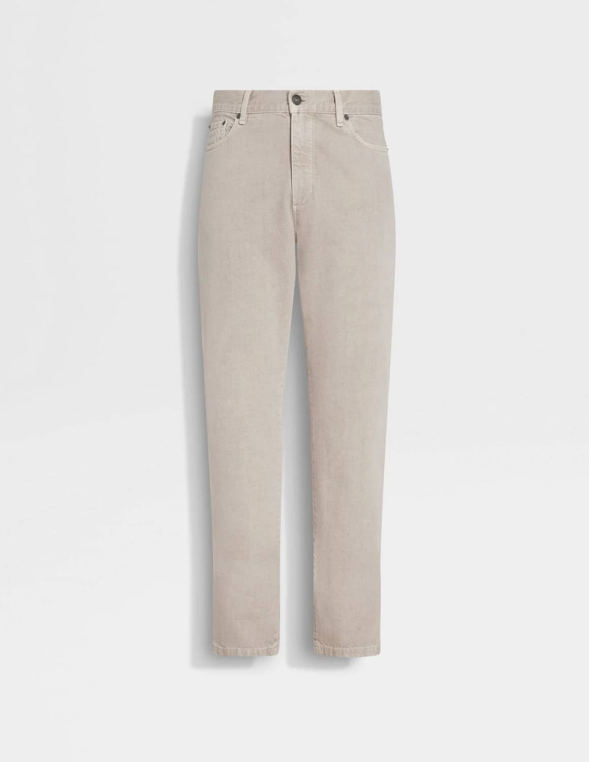 Zegna - Men's Stone-washed Cotton Roccia Jeans