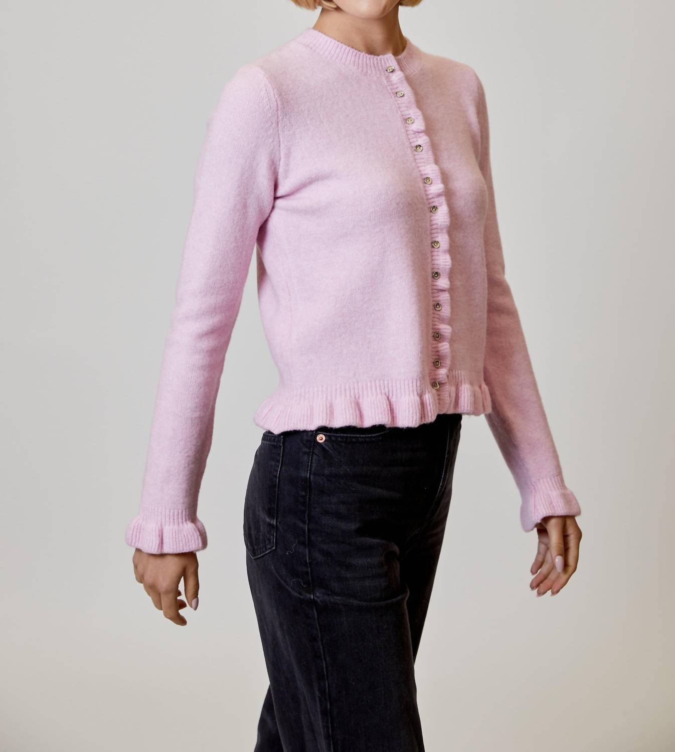 Dh New York - Ruffle Detail Cardigan