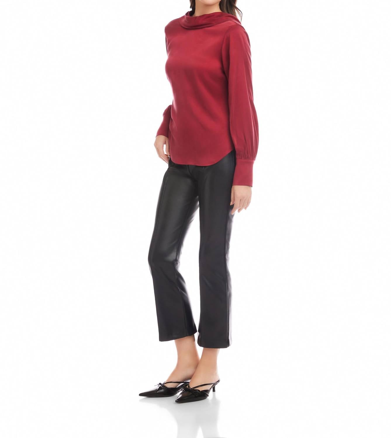 Fifteen Twenty - Camille Cowl Back Top
