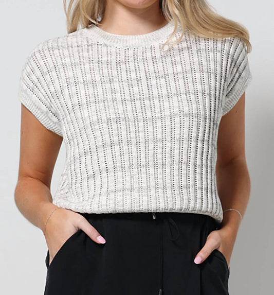 Tribal - Cap Sleeve Sweater