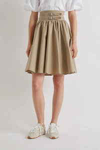 Meimeij - BUCKLE WAIST SKIRT