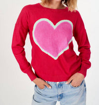 J. Society - Heart Crew Sweater