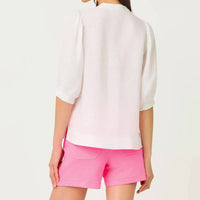 Lilly Pulitzer - Mialeigh Embroidered Linen Top