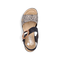 Rieker - Women's Multi Strap Wedge Sandal