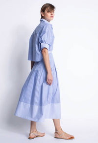 Karina Grimaldi - Malaga Stripe Midi Skirt