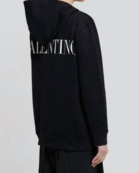 Valentino - Lace Cotton Jersey Sweatshirt