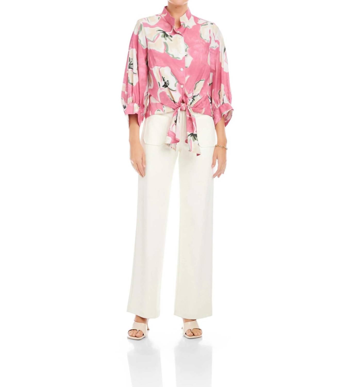 Fifteen Twenty - Sawyer Tie-Front Top