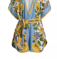 Farm Rio - Garden Scarf Cover Up Romper