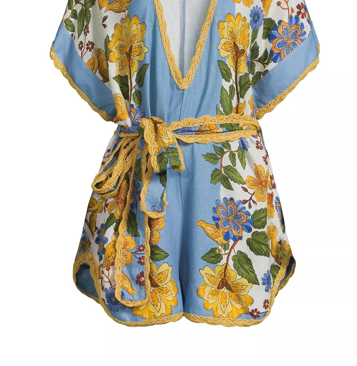Farm Rio - Garden Scarf Cover Up Romper