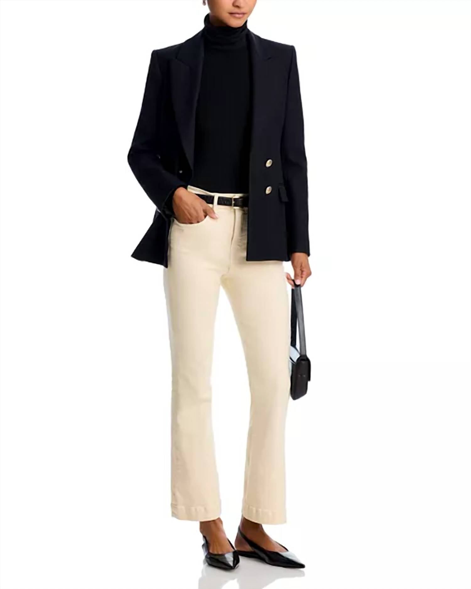 Veronica Beard - Carson High Rise Ankle Flare Jeans