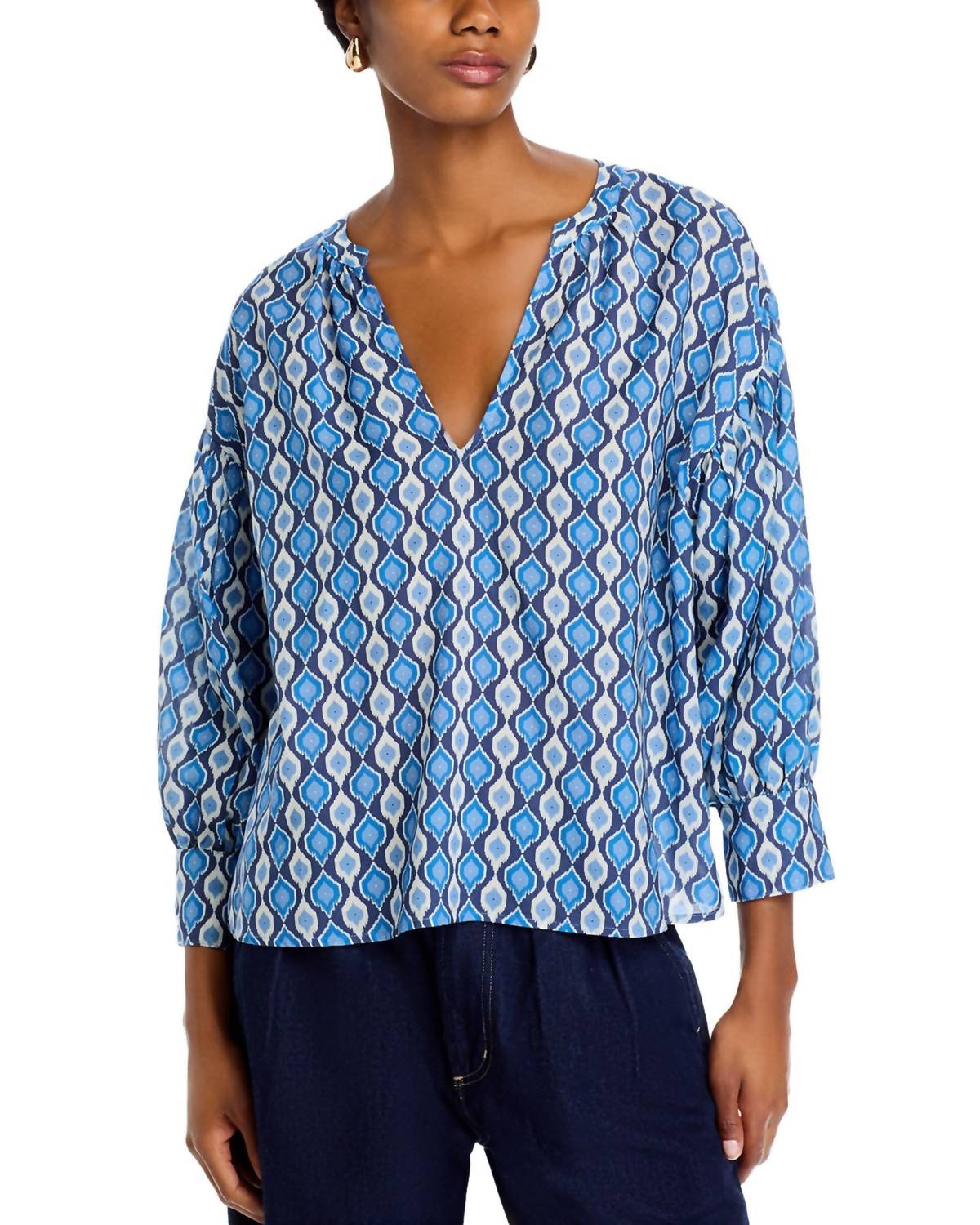 Velvet By Graham & Spencer - Keren Printed Boho Top