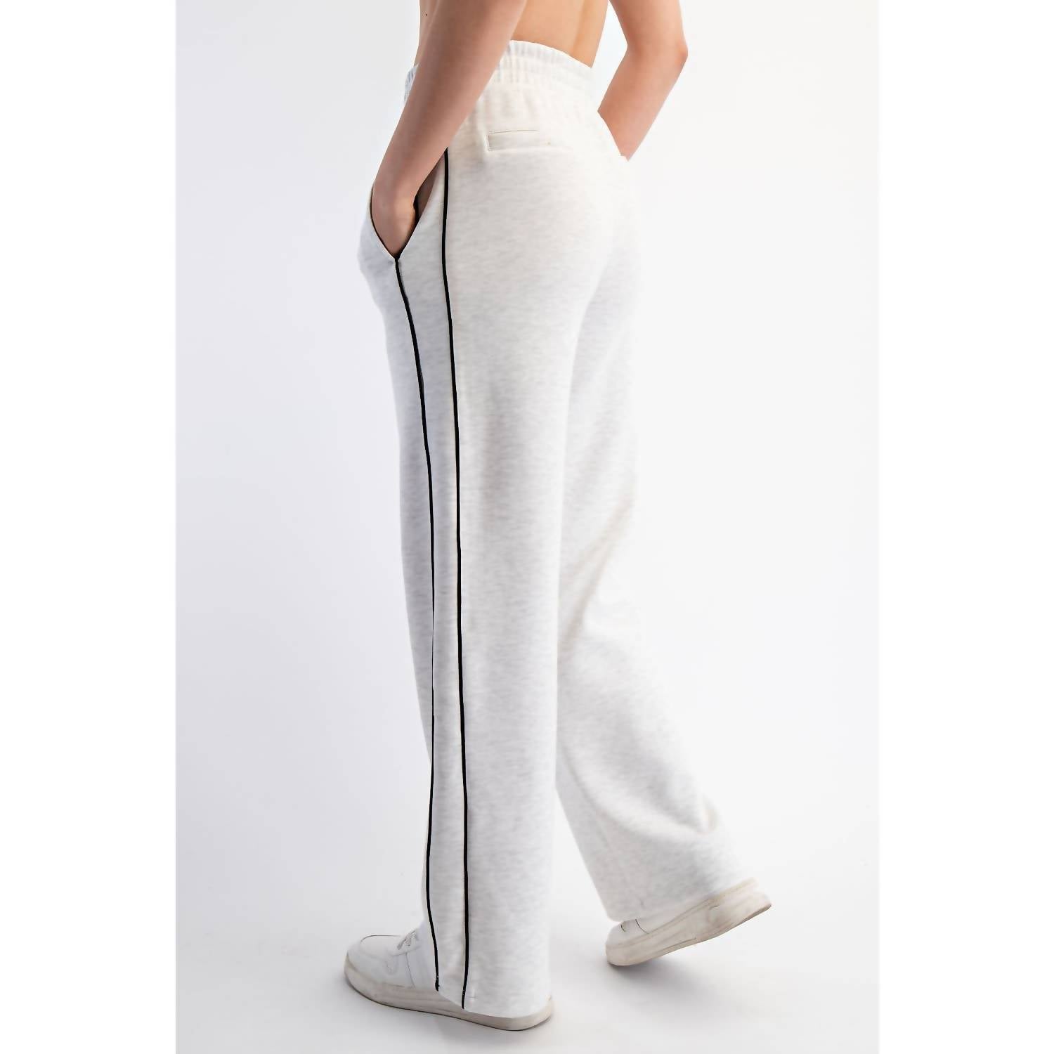 Rae Mode - Scuba Two Stripe Piping Straight Leg Pant