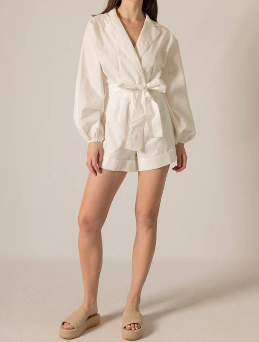 P.Cill - Aire Linen Romper