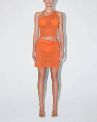 Khy - Mesh Twist Mini Skirt