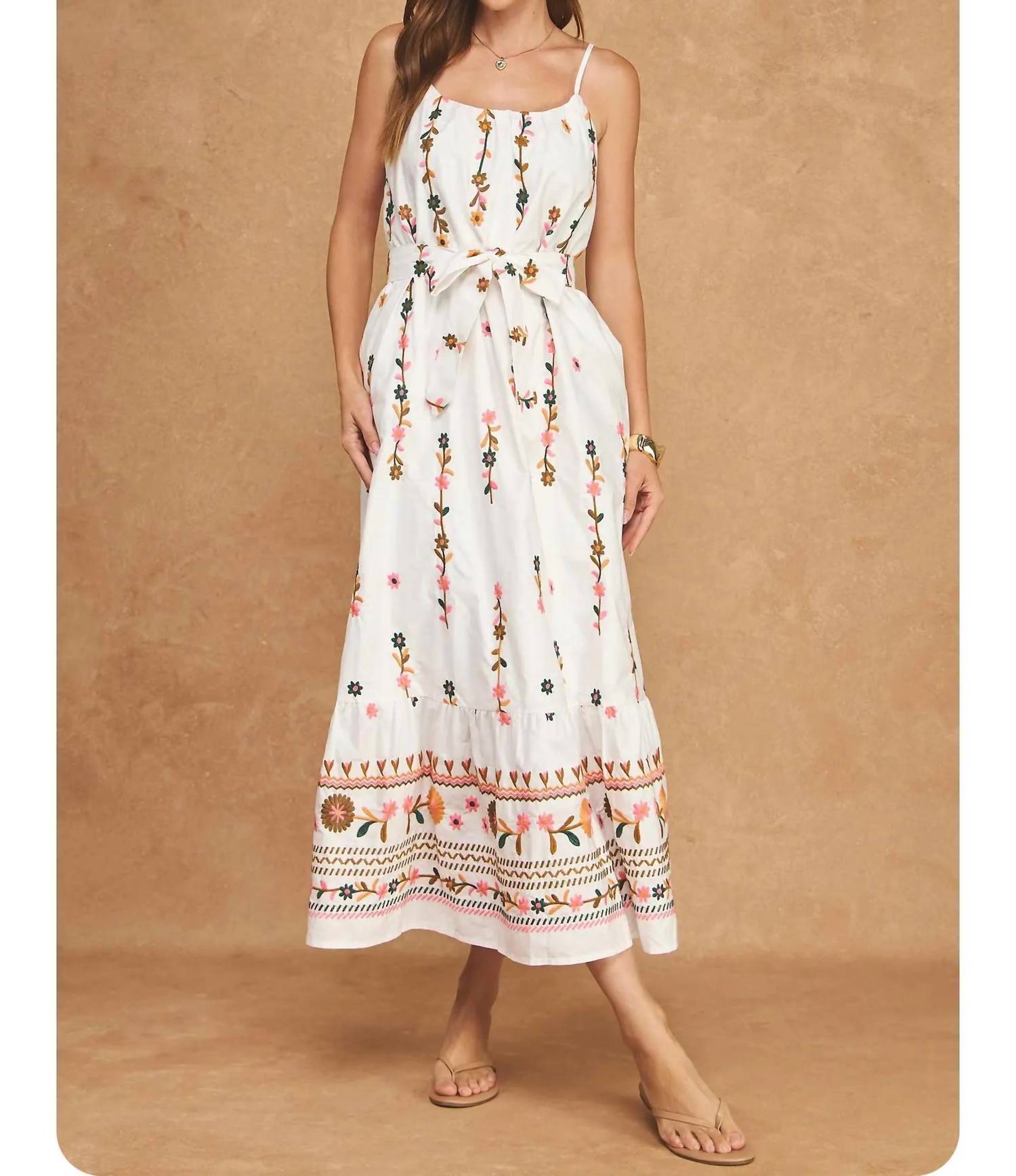 Strut & Bolt - Owen Embroidered Maxi Dress