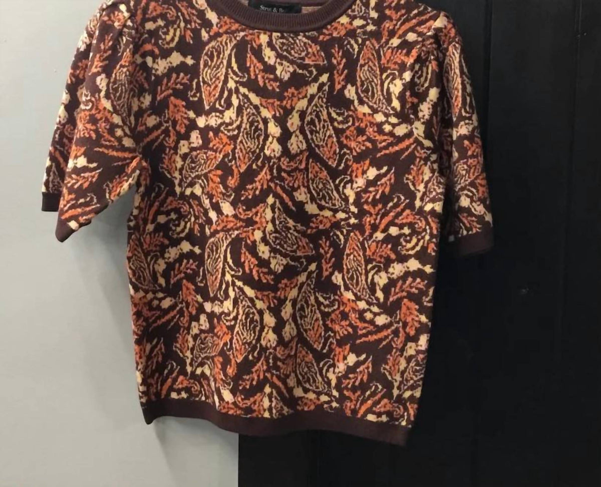 Strut & Bolt - Intarsia Paisley Sweater