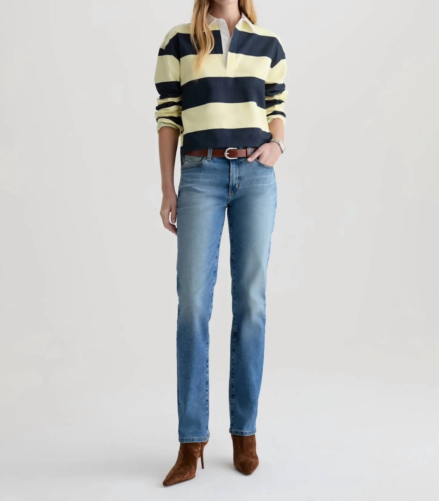 Ag Jeans - Sandra Low-rise Straight Jeans