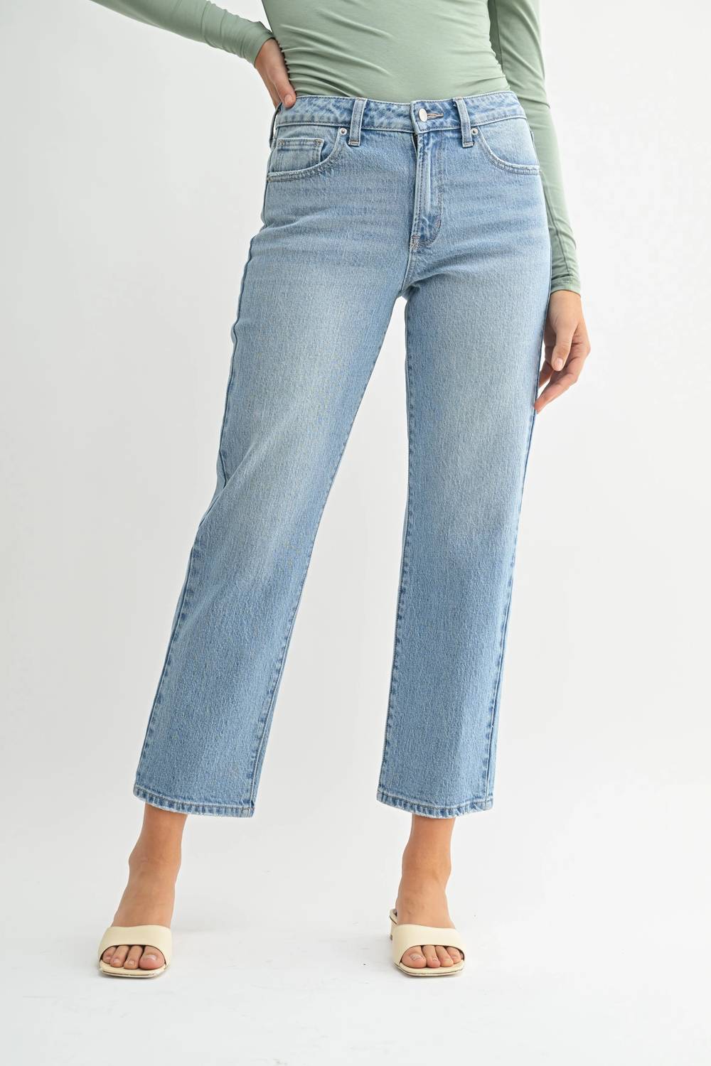 Just Panmaco Inc. - Stretch Straight Leg Jeans
