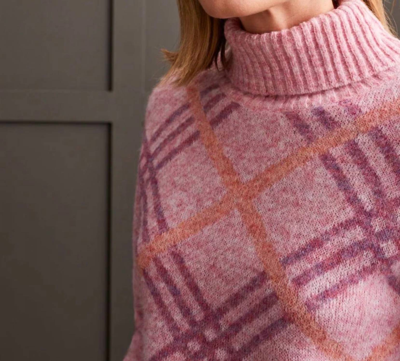 Tribal - Intarsia Turtleneck Sweater
