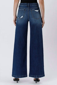 Lovervet - Tummy Control High Rise Wide Leg Jeans