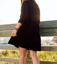 Mary Square - V Neck Mini Dress