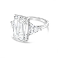 Diana M Jewels - Women's Emerald & Trillion Lab-Grown Diamond Jewelry (15.00 Ct) - Grand