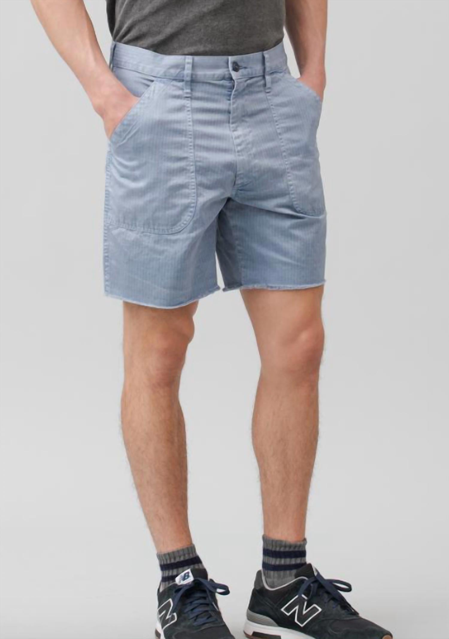 MEN'S HERRINGBONE NAVAL SHORT