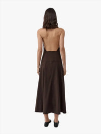 St. Agni - Halter Plunge Dress